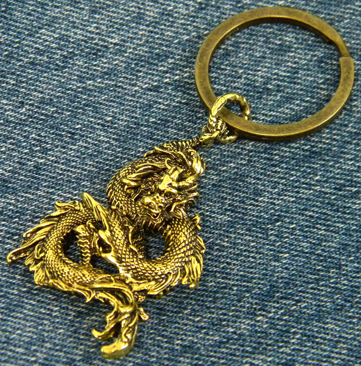 * Dragon dragon dragon dragon god . dragon .. amulet . except . accessory pendant key holder / G * free shipping *