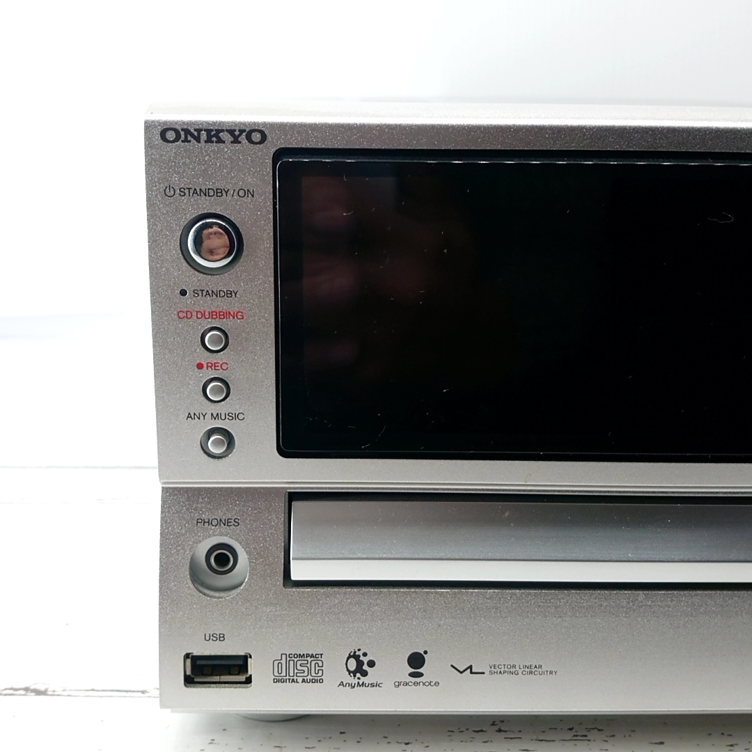 ■ ONKYO BR-NX10 CD/HDD チューナー　アンプフィルター　動作確認済 ジャンク扱い 2007年製_画像2