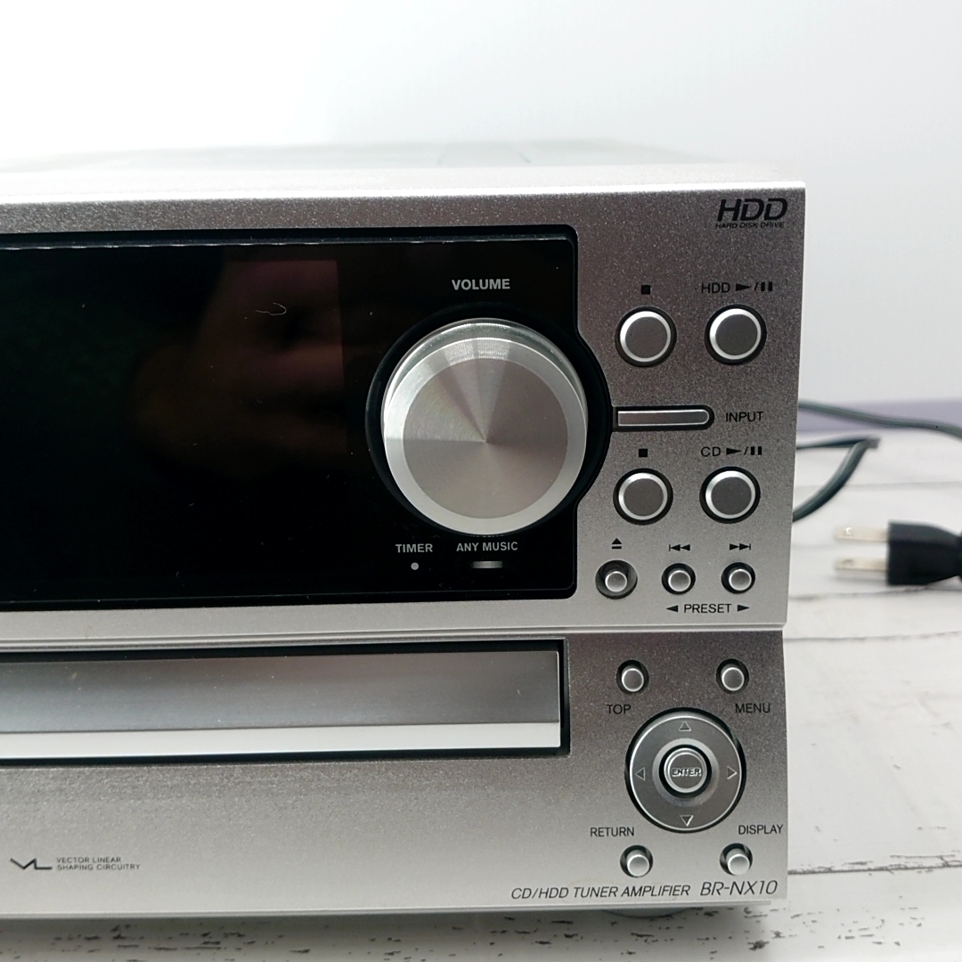 ■ ONKYO BR-NX10 CD/HDD チューナー　アンプフィルター　動作確認済 ジャンク扱い 2007年製_画像3