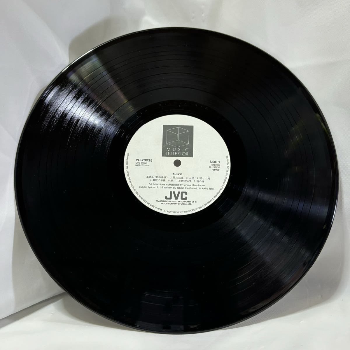 LPレコード ichiko 橋本一子 MUSIC INTERIOR VIJ-28035 帯付 1984年 JAPAN 望月由美_画像3
