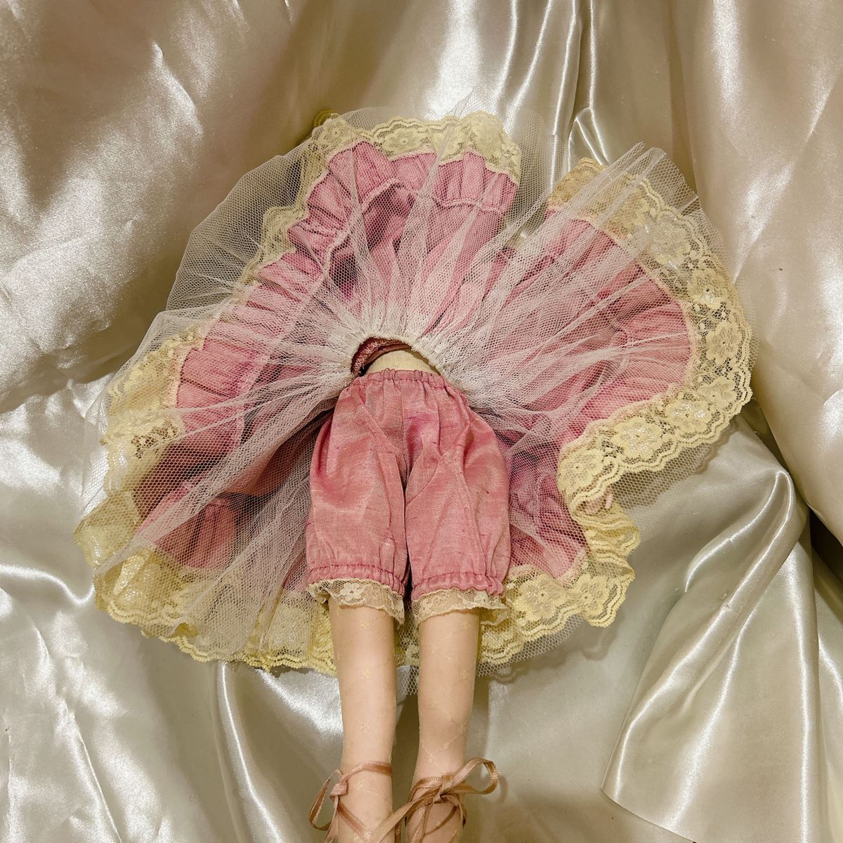 アンティーク ビスクドール  フランス  ビンテージ  可愛い  蚤の市 陶器人形 人形 女の子