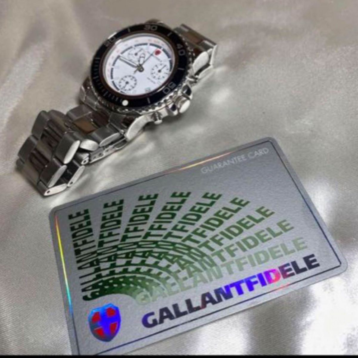 GALLANTFIDELE 時計 クロノグラフ GF-10002 動作確認済み メンズ腕時計　電池交換済み