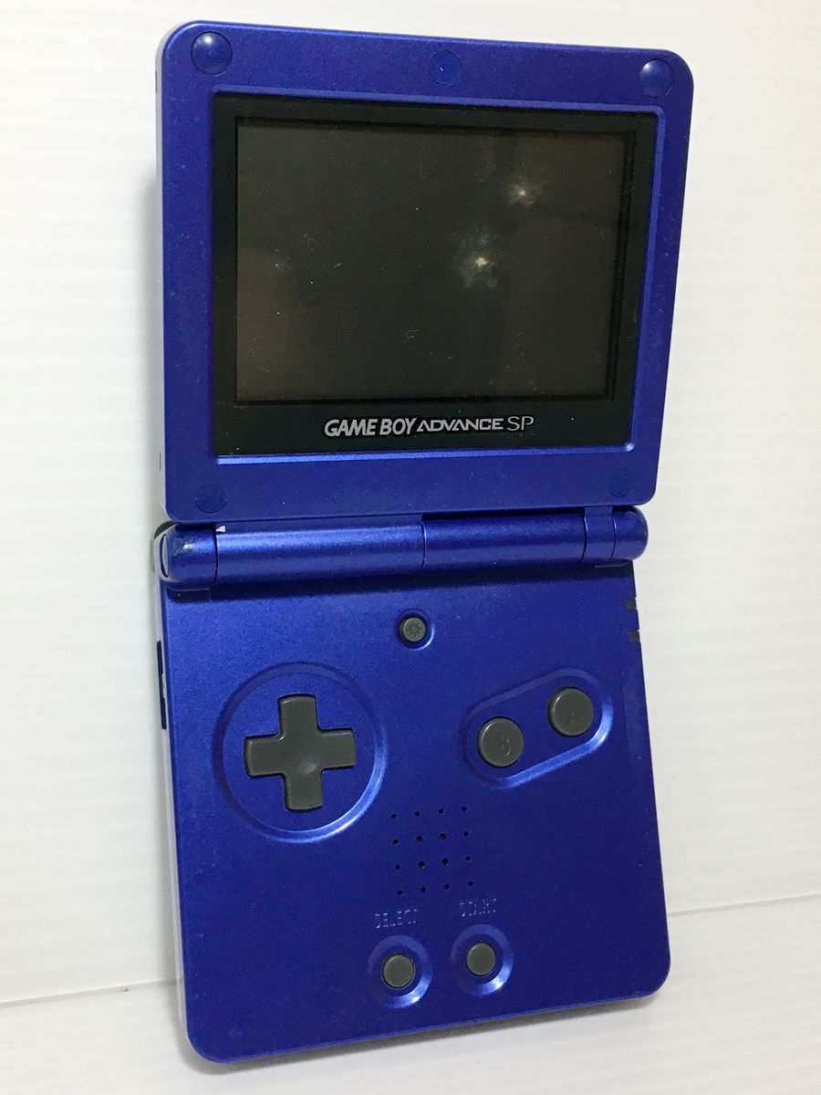 ○【同梱B】【中古】任天堂 ゲームボーイアドバンスSP アズライトブルー 本体のみ 動作OK 現状品 2400031155386の画像1