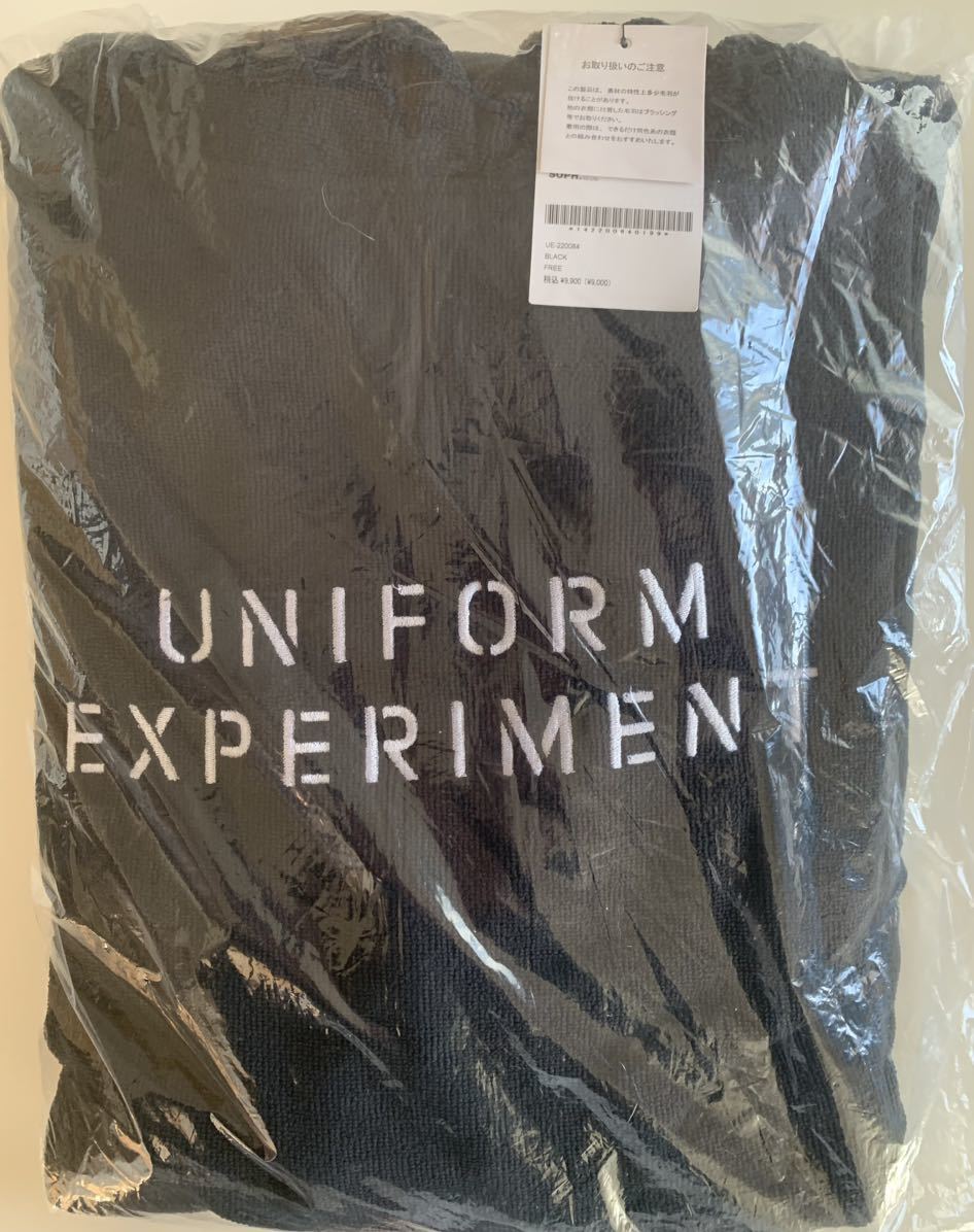 定価9,900円 uniform experiment x Hurley PONCHO BLACK フラグメント SOPH. BRISTOL SEQUEL ポンチョ サウナ ハーレー サーフポンチョ_画像4