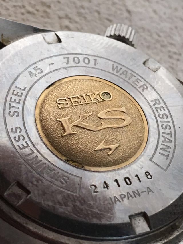  原文:SEIKO セイコー KS キングセイコー HI-BEAT 手巻き 45-7001 241018メンズ 男性 腕時計