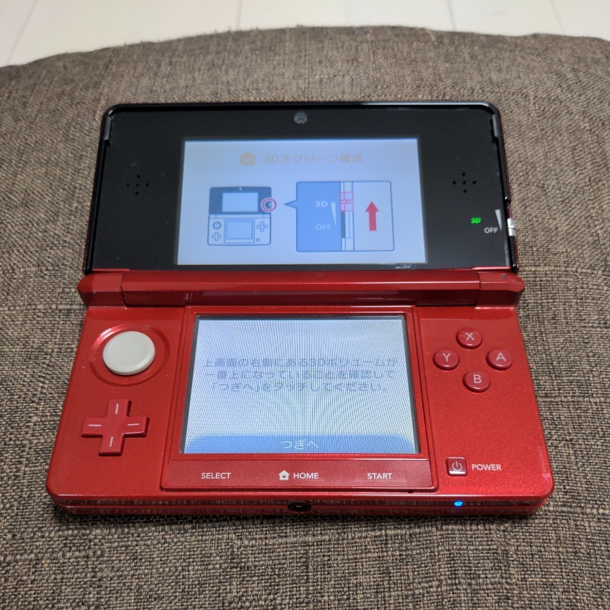 【美品】ニンテンドー3DS フレアレッド ACアダプターセット_画像7