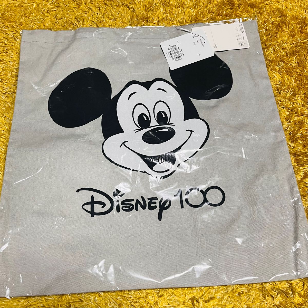 wcj wc disney 100 ミッキー トートバッグ グレー 新品 ディズニー wcj wc disney 100 ミッキー トートバッグ グレー 新品 ディズニー