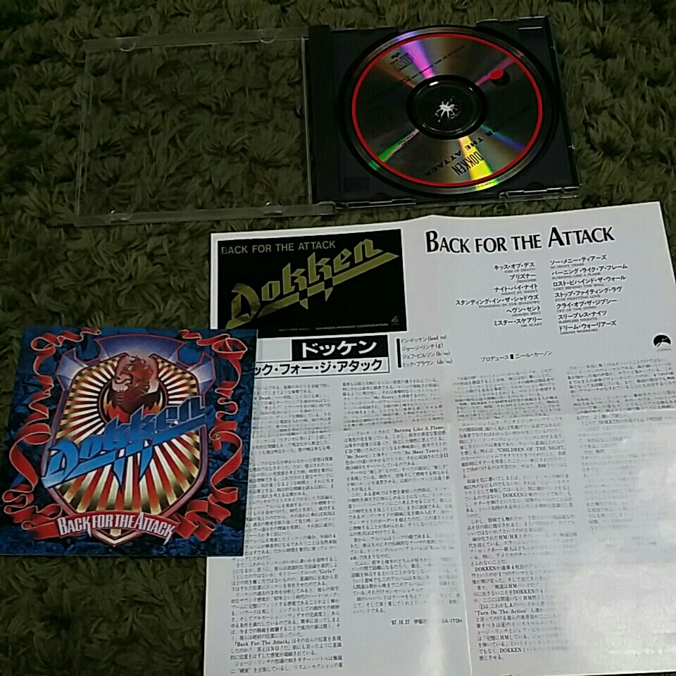  postage included [ domestic version ]CD Dokken back * four *ji* attack DOKKEN BACK FOR THE ATTACK