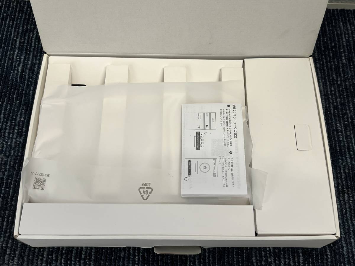 【比較的綺麗】HUAWEI WiFi AX3 NEW IPv6(IPoE)対応 通信速度最大3000Mbps（2402Mbps+574Mbps） Wi-Fi 6 スマート無線LANルーター 1194_画像6