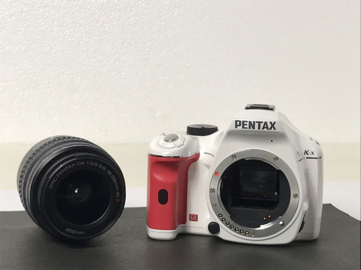 PENTAX K-x ペンタックス デジタル一眼レフカメラ デジカメ ダブルレンズ 単三電池駆動 動作品_画像10