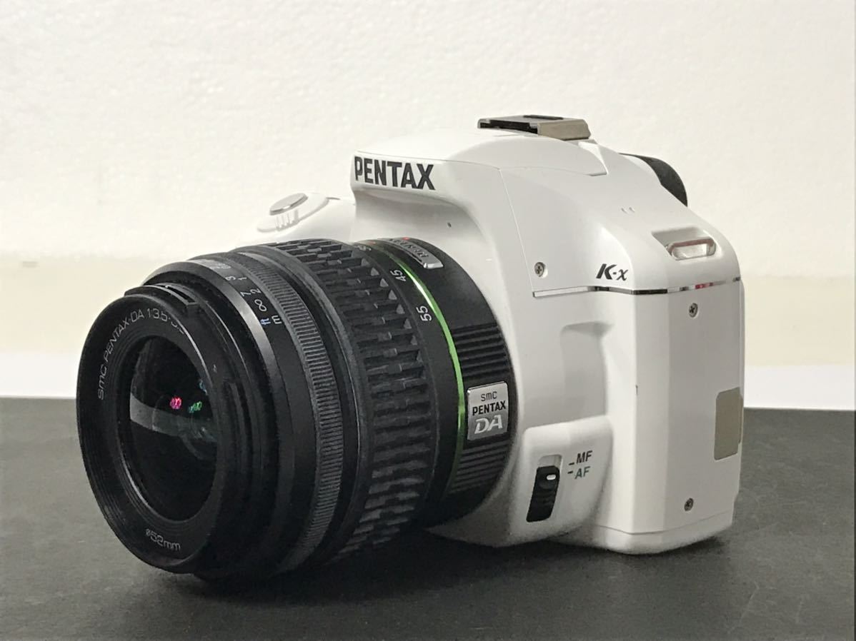 PENTAX K-x ペンタックス デジタル一眼レフカメラ デジカメ ダブルレンズ 単三電池駆動 動作品_画像3