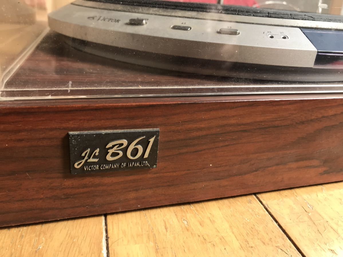 VICTOR JL-B61R STEREO RECORD PLAYER TT-61 DIRECT DRIVE ビクター ターンテーブル レコードプレーヤー ジャンク_画像2