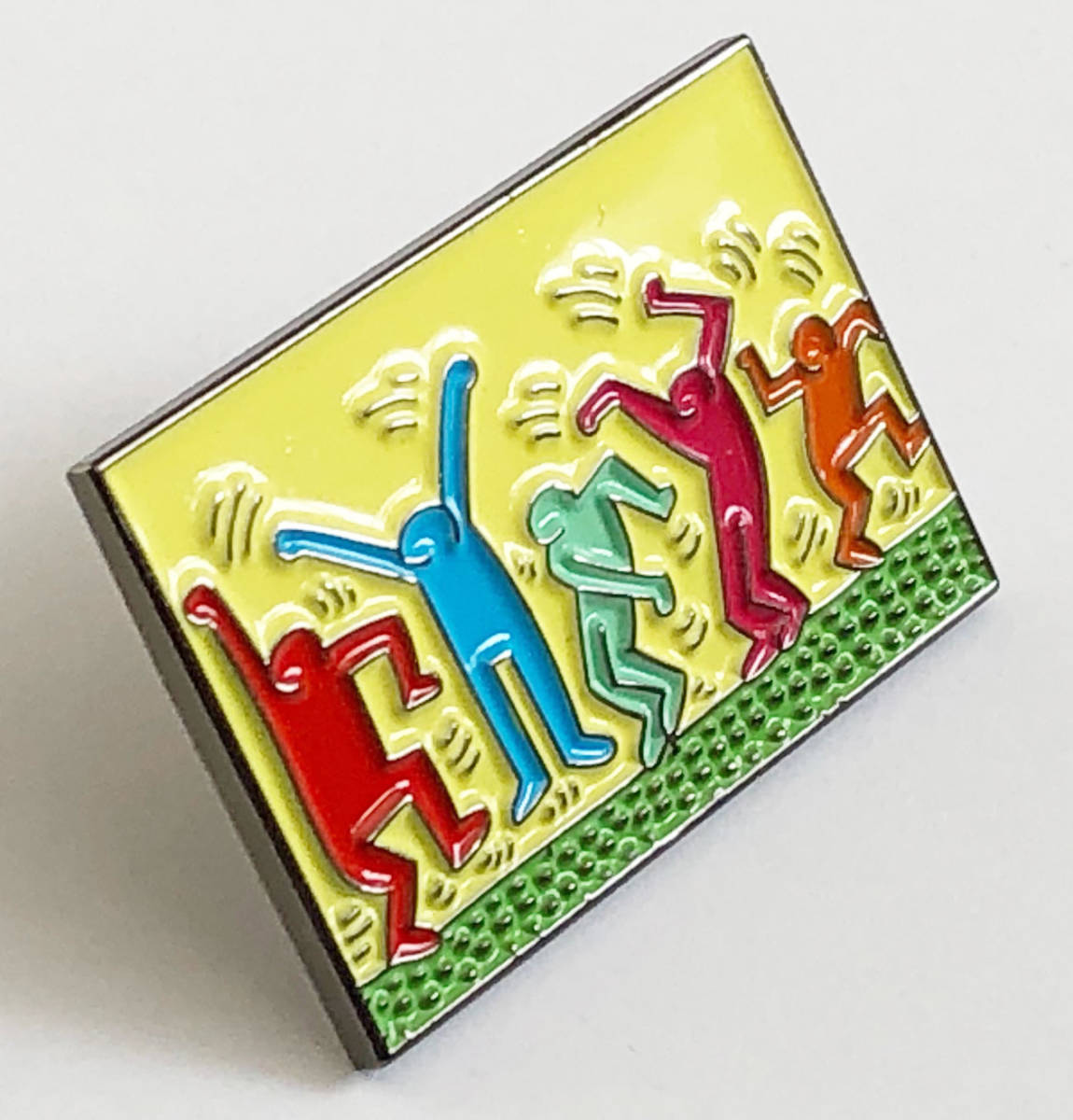 【即決/新品/アメリカ買付】Keith Haring/Dance ピンバッジ/ピンズ/ポップアート/キースヘリング/ダンス/1987年作/NY ダンス(ar-2212-7)_画像2