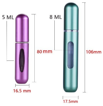 a007 atomizer 8 millimeter liter portable Mini refilling perfume spray travel and so on cosmetics container spray 