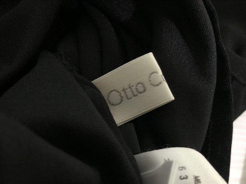 美品 大きめ/オーバーサイズ Otto オットー 襟/袖レース付 長袖カットソー 3Lサイズ シャツ ブラック 婦人用/レディースの画像10