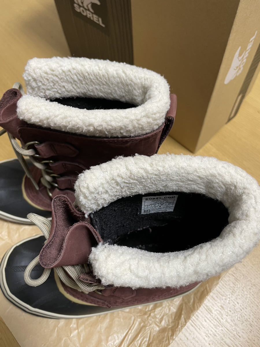 【美中古】SOREL◆ブーツ/24cm/BRD（ボルドー)/NL1645-628【シューズ】_画像6