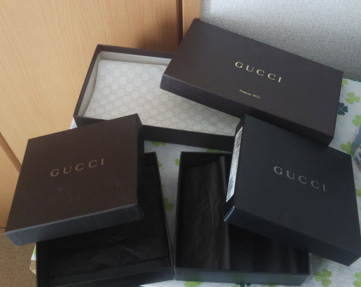 グッチ GUCCI 空箱 空き箱 アクセサリー ボックス BOX 財布 小物_画像2