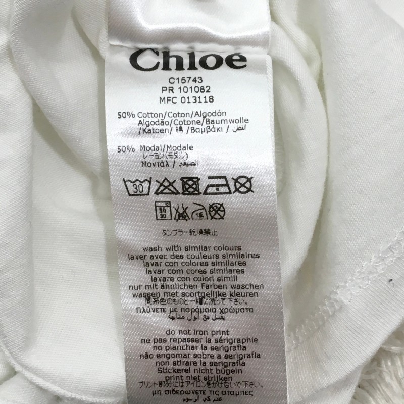 29489】 Chloe クロエ 長袖Tシャツ ロンT カットソー サイズ10