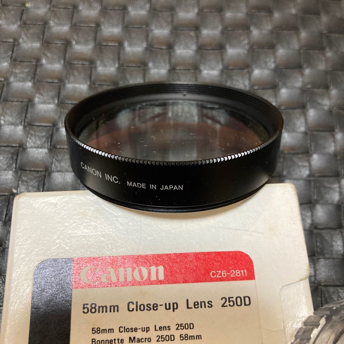 【送料無料】CANON CLOSE-UP LENS 250 D 58mm JAPAN_画像4