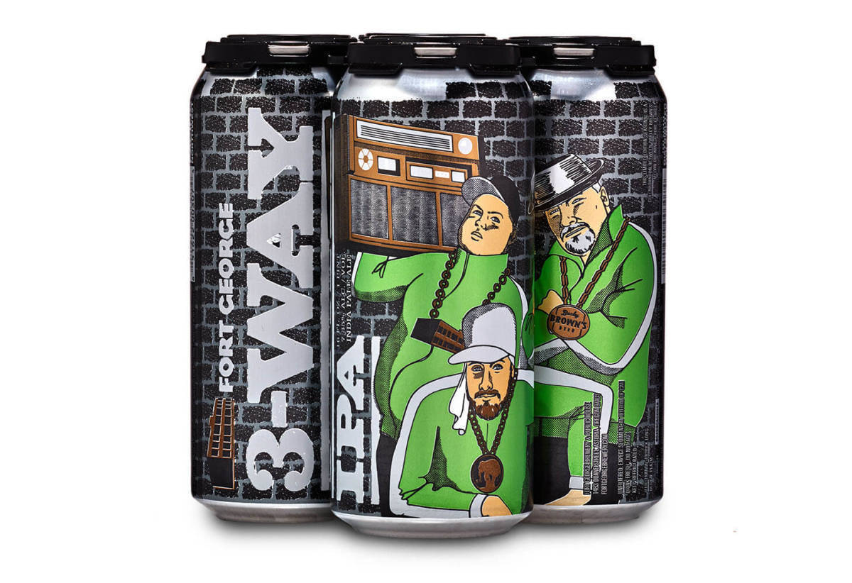 激レア USA購入 アメリカ企業モノ オレゴン州アストリア【IPA】地ビール【FORT GEORGE 3-WAY IPA】 ロゴプリント入り メッシュCAP 中古品_画像8