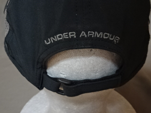 激レア USA購入 アクティブ系スポーツブランド アンダーアーマー【UNDER ARMOUR】 シンプルデザイン ロゴ刺繍入りランニング系CAP 中古品_画像6