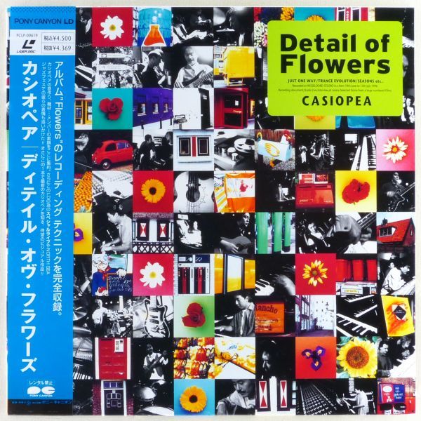 ○LD/レーザーディスク カシオペア(CASIOPEA)「ディテイル・オヴ・フラワーズ(Detail of Flowers」1996年 レコーディング テクニックを収録_画像1