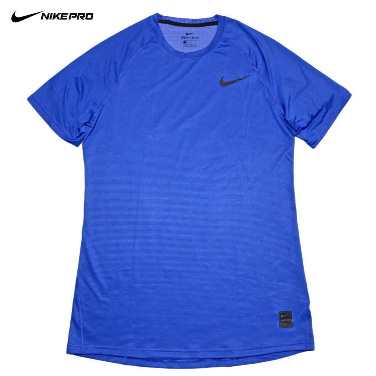 【新品】ナイキ プロ クール 半袖 【480：青】S インナー コンプレッション Tシャツ トレーニング ジム マラソン 陸上 NIKE PRO_画像1