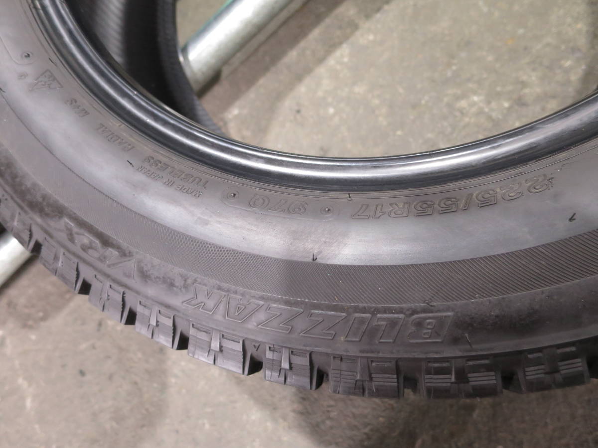 バリ山 225/55R17 97Q ◆ブリヂストン BLIZZAK VRX◆ 4本 B1418 スタッドレス_画像9