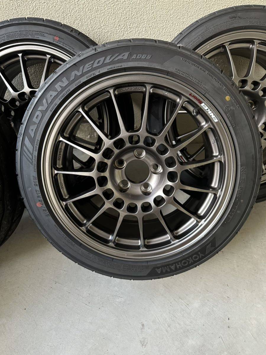 【中古】エンケイRC-T5 17インチインセット35 新型BRZ、ZD8用_画像4