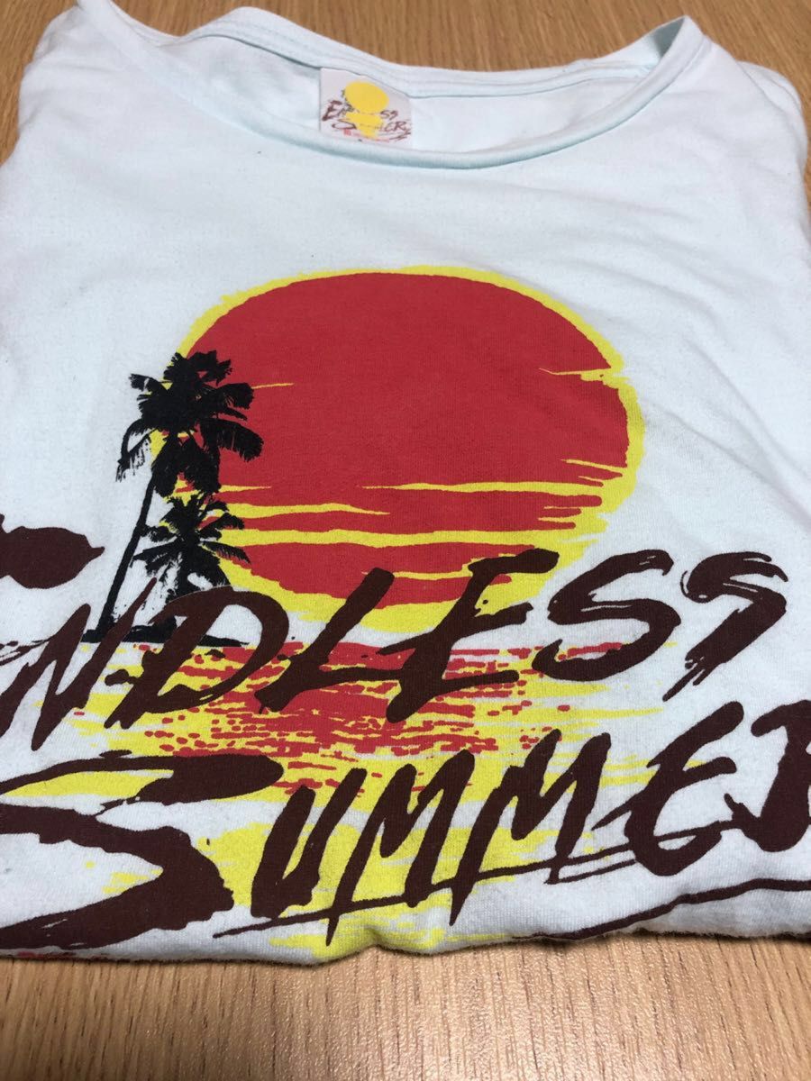 B'z Tシャツ　ENDLESS SUMMER Lサイズ　中古　オマケ付き