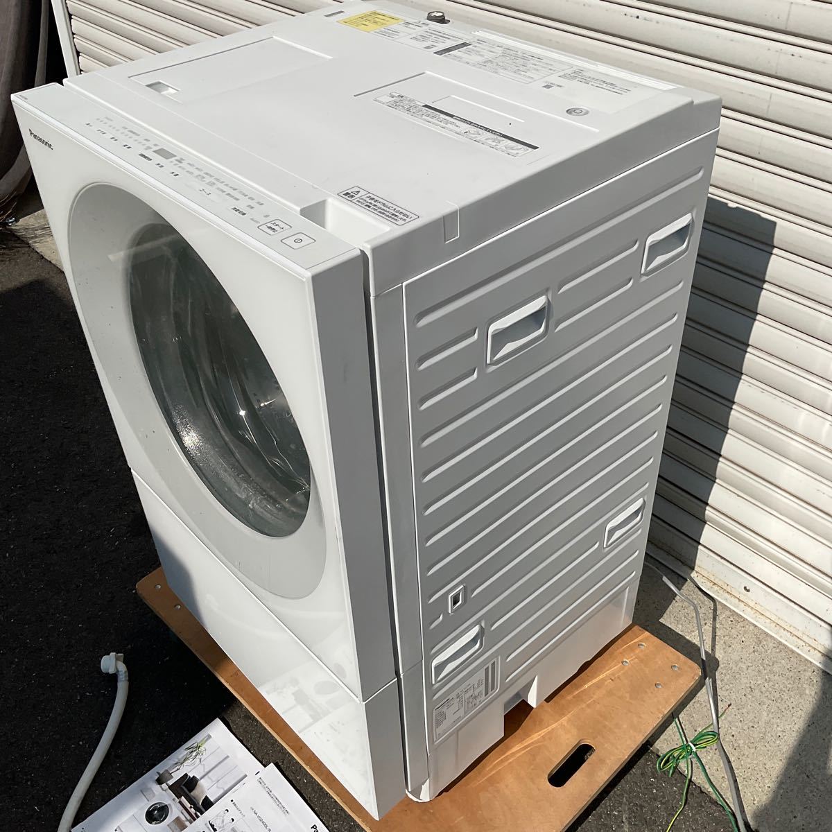 営MK58-K240T Panasonic ドラム式洗濯乾燥機 NA-VG740L 2020年製 通電確認済み 動作未確認_画像4