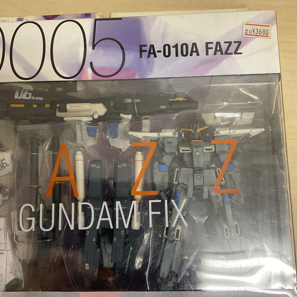■GA1510-80S GUNDAM FIX FIGURATION #0005 FAZZ ガンダムフィックスフィギュレーション ファッツ BANDAI 未開封現状品_画像5