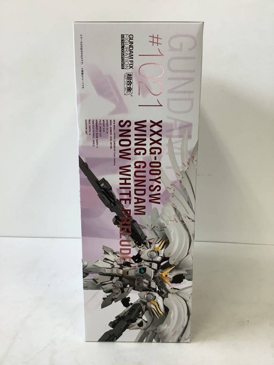 ◯GA177-80さA4D【埼玉発】 BANDAI 魂ウェブ商店 超合金 #1021 XXXG-00YSW ウイングガンダムスノーホワイトプレリュード 未開封 未組立 _画像3