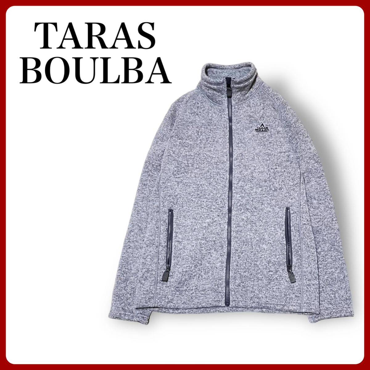 【美品】タラスブルバ ポーラテック フリース ジップアップジャケット Ｍサイズ 刺繍ロゴ TARAS BOULBA 現行 アウター＆ミドルレイヤー_画像1