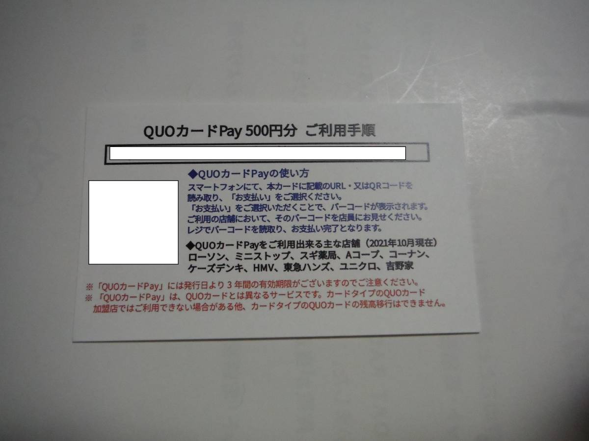 みんなの競輪★QUOカードPay 500円分★送料無料★クオカードペイ_画像2