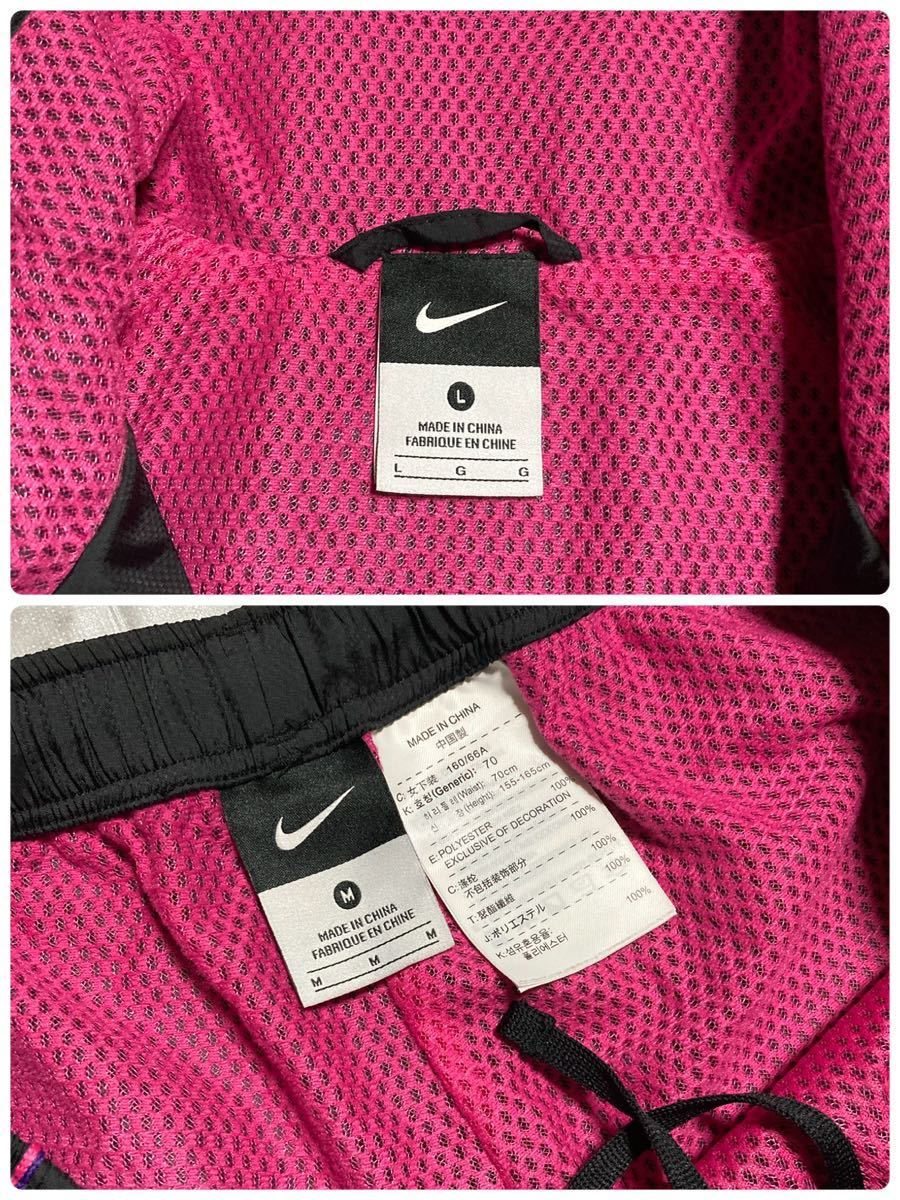 NIKE Nike выставить нейлон жакет брюки женский верх и низ L/M