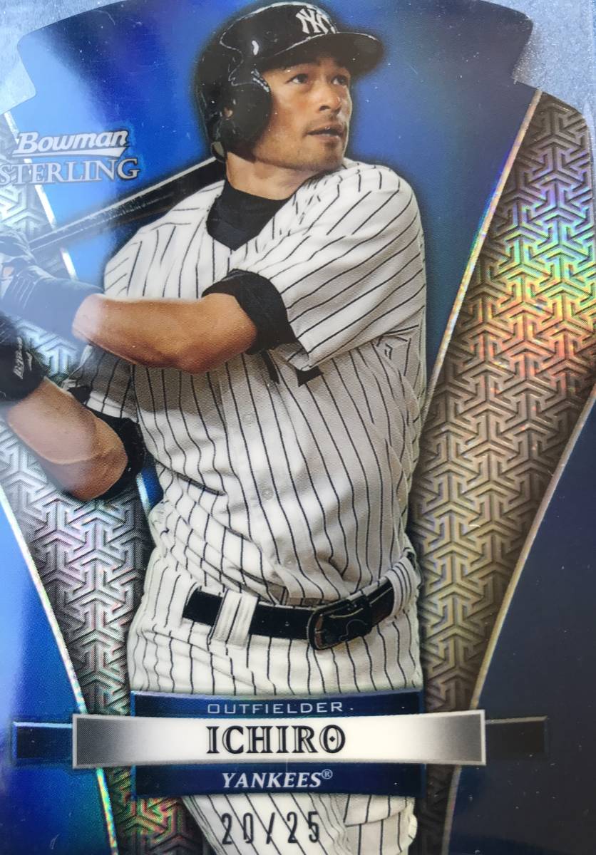 Bowman STERLING 2012 イチロー IDC5　２５枚限定　ヤンキース　ダイカット_画像3