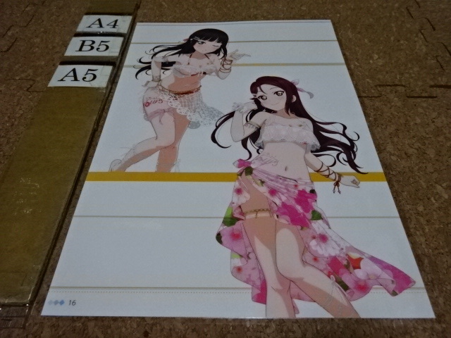 S505　ラブライブ　切抜ラミネート保護品_画像2