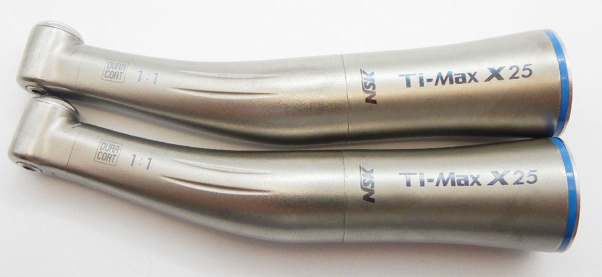 NSK☆ハンドピース Ti-Max X25 2本まとめて☆ナカニシ コントラアングル 歯科技工 精密細工 切削工具☆Z1121389_画像2