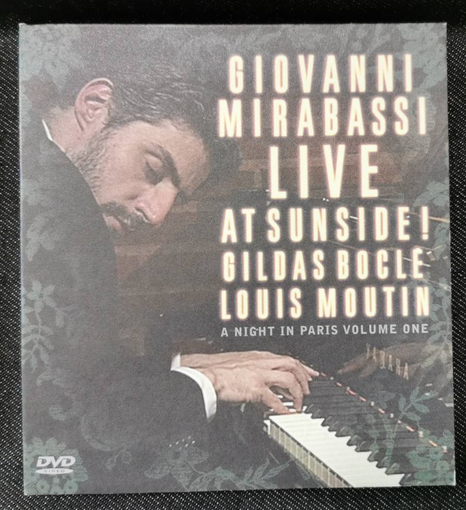 [1065]　LIVE AT SUNSIDE! (DVD) - GIOVANNI MIRABASSI TRIO　ジョバンニ・ミラバッシ_画像1