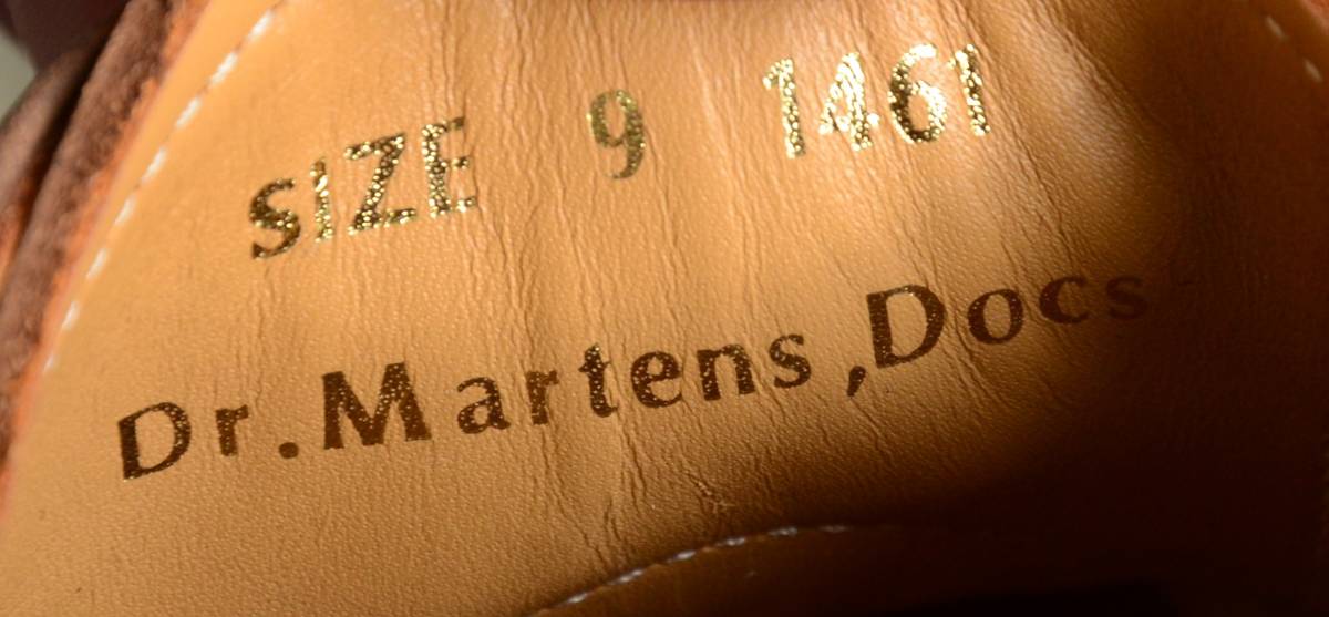  beautiful used Britain made Dr.Martens × JJJJound ARCHIEn back leather UK9 Dr. Martens 