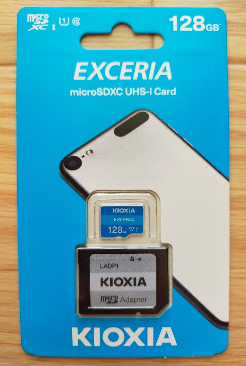 【アダプタ付】キオクシア 東芝 microSDカード SDカード 128GB