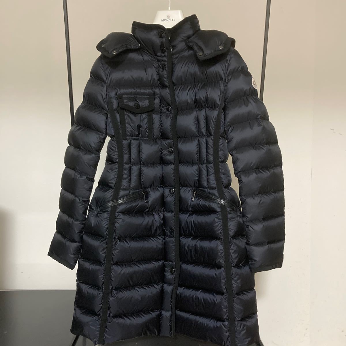 MONCLER モンクレール エルミン 定番 ブラック 1 超美品 Yahoo!フリマ