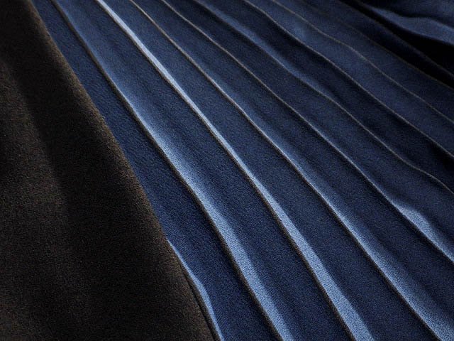 ☆美品2021☆sybillaシビラ/レイヤードロングスカート定価3.3万:M/黒×紺yt652_画像5