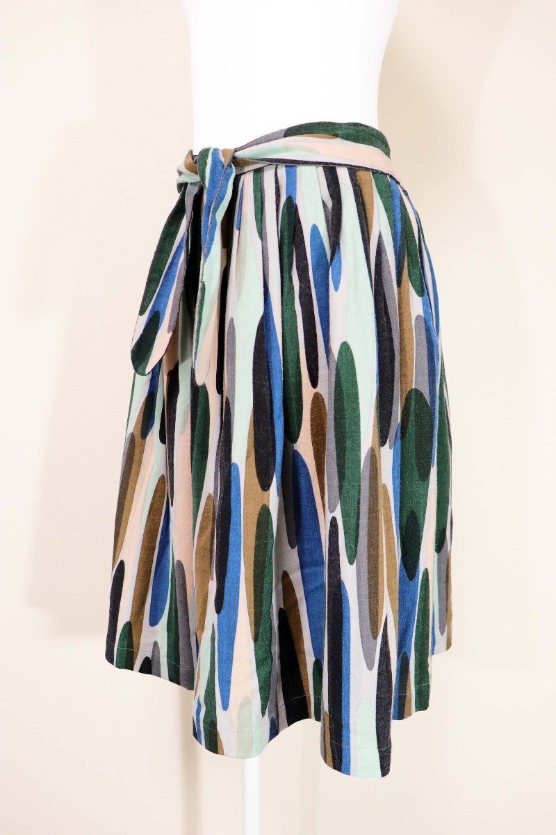 * beautiful goods *mina perhonen mina perhonen /waterfall skirt :38/ multicolor xv921