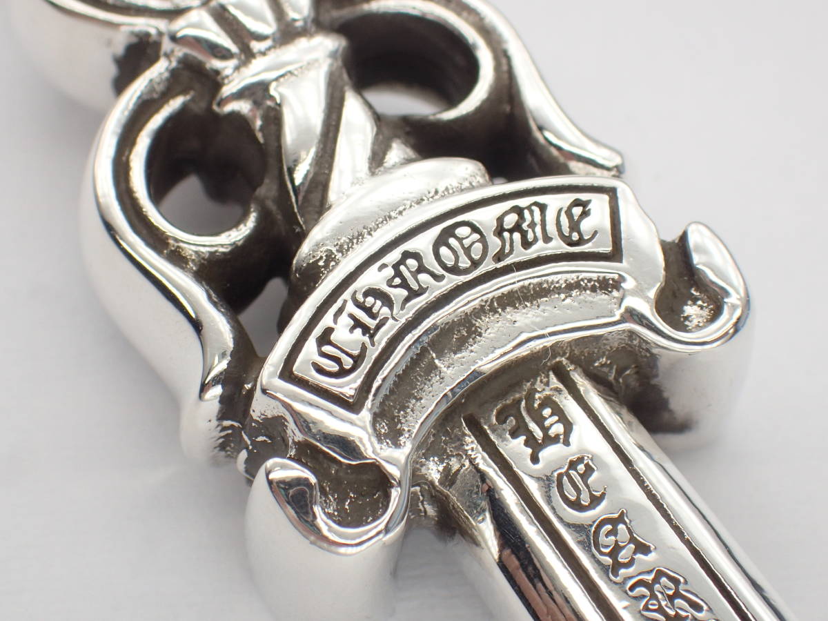 CHROME HEARTS 　　ダブルDAGGERペンダントトップ19.9ｇ　★インボイス原本付属★正規品_画像4