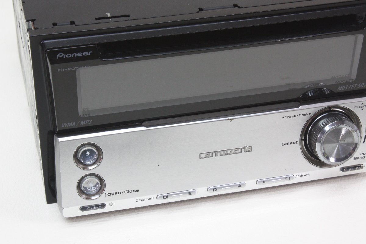 カロッツェリア パイオニア FH-P077MD CD MD FM AMチューナー ２Din 変換ハーネスはトヨタ・ダイハツ用です_画像3