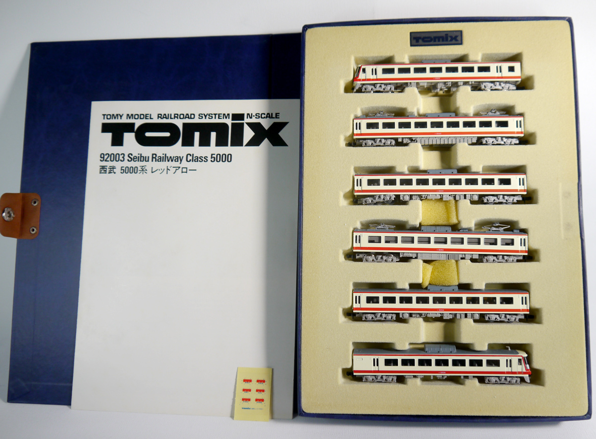 鉄道模型 Nゲージ TOMIX トミックス 92003 西武 5000系 レッドアロー 6両セット 説明書 シール付_画像1