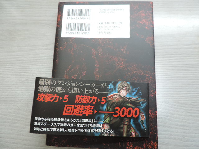 １円スタート　★ダンジョンシーカー　サカモト６６６★　アルファポリス、星雲社・定価：本体１２００円（税別）　カバー付　　中古本_画像6