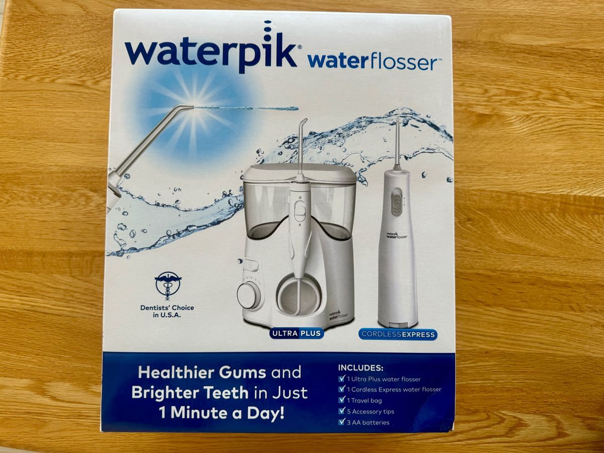 Waterpik ウォーターピック・ウルトラ プラス & コードレス2台セット